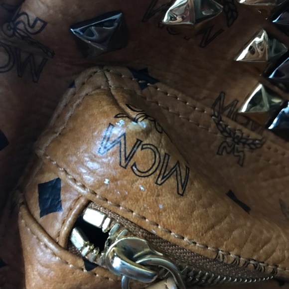 Authentic MCM Backpack Vicetos Studded M main image 5